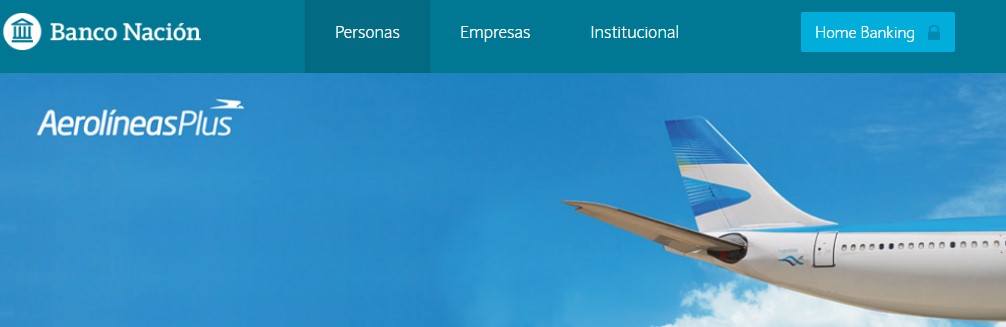 formas de acumular millas con el Banco Nacion Tarjetas de Credito Aerolineas Argentinas