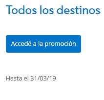 Aerolineas Argentinas Promo Millas Mas Pesos Marzo 2019 - Promo 3