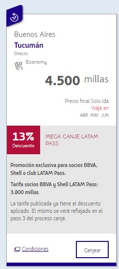 Millas Latam Mega Canje Argentina 5